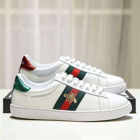 gucci shoes green and red